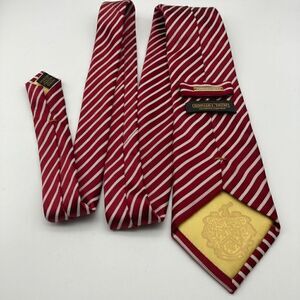 Donald J.Trump Signature Collection Silk Red/White Striped Luxury NeckTie